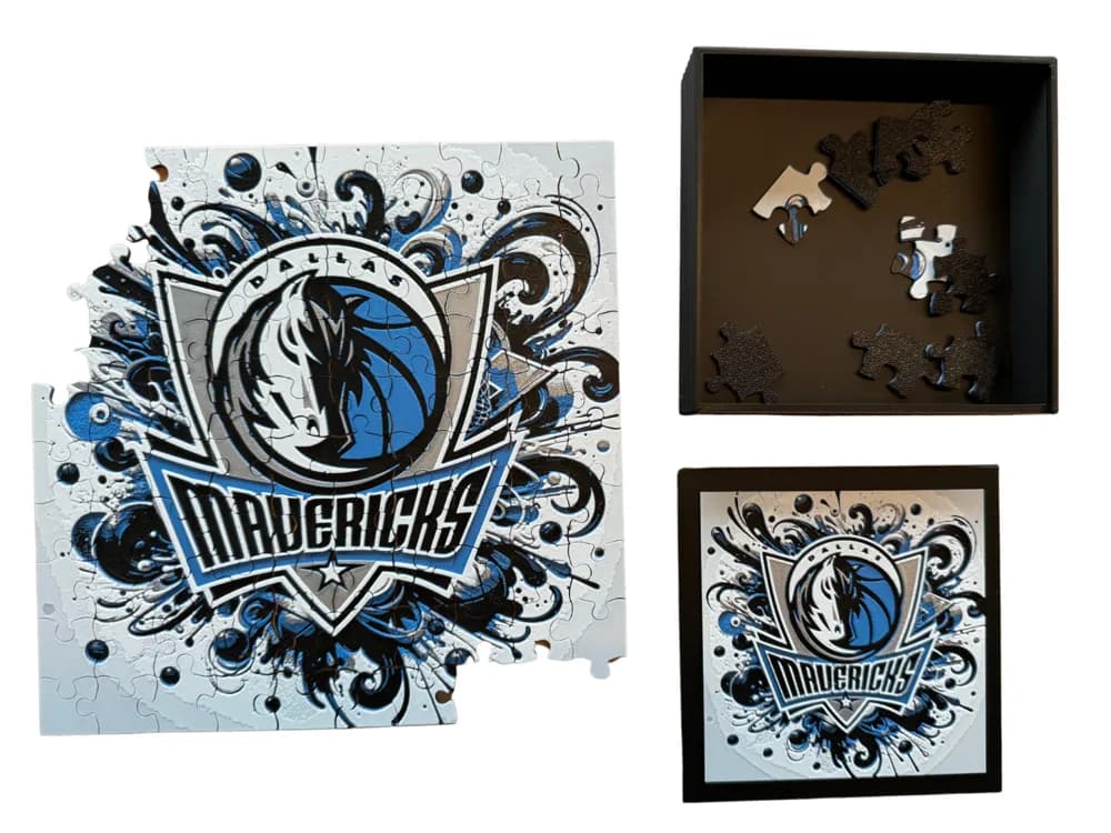 Dallas Mavericks - Puzzle & Lid