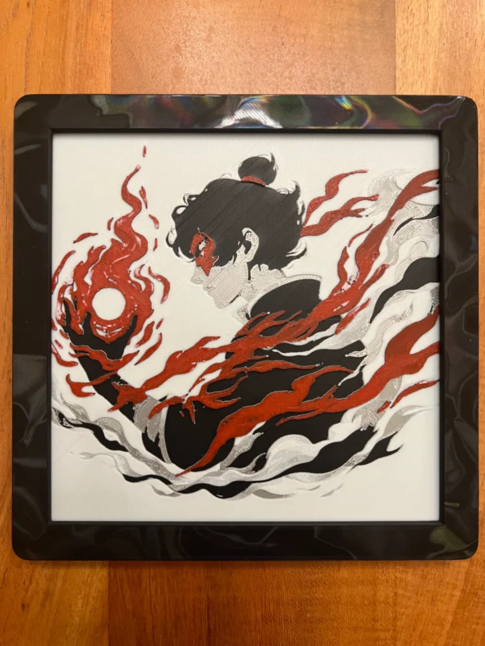 HueForge model: Zuko from Avatar: The Last Airbender by JustBe 3D Printing