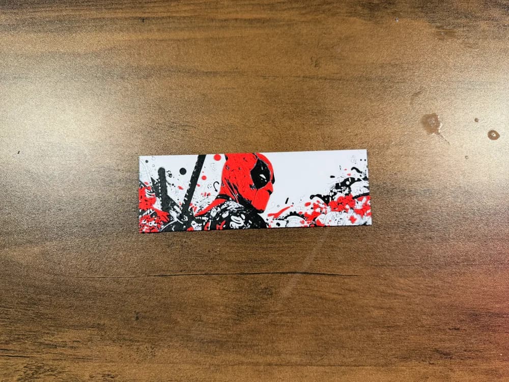 Deadpool | Comic-Style HueForge Bookmark by 3D Prints By Vic HueForge model: Deadpool | Comic-Style HueForge Bookmark by 3D Prints By Vic