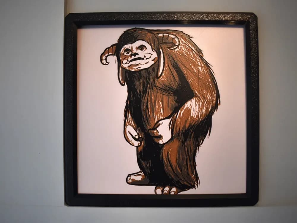 Ludo from The Labyrinth Hueforge by Chris B HueForge model: Ludo from The Labyrinth Hueforge by Chris B