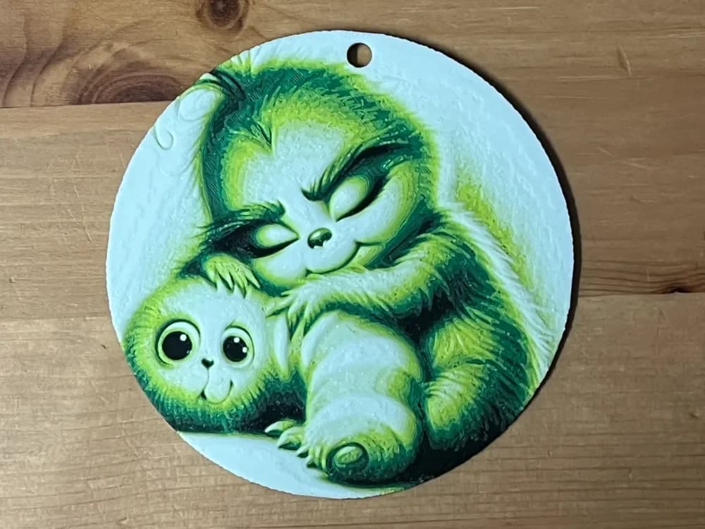 baby grinch bauble by Morganja HueForge model: baby grinch bauble by Morganja