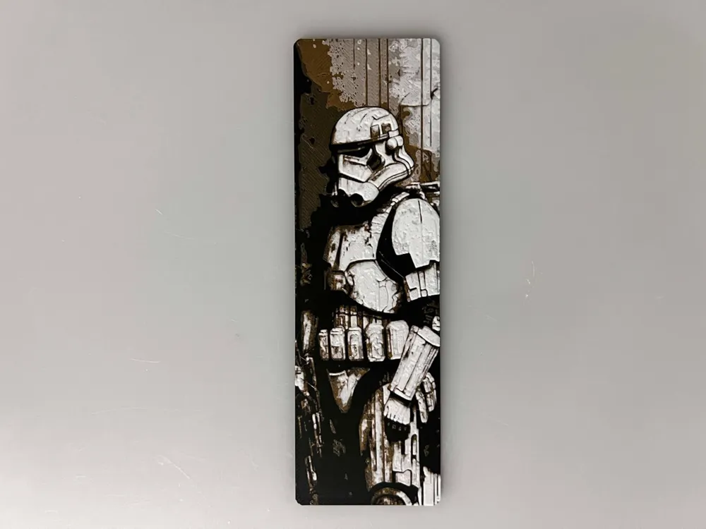 HueForge model: Storm Trooper (Star Wars) - Bookmark by 3djd