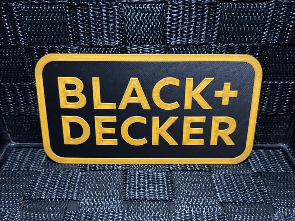Black & Decker Logo - Hueforge Black & Decker Logo - Hueforge