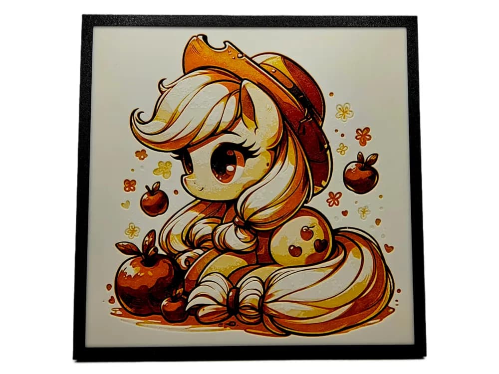 My Little Pony Applejack by BusyKikiBee HueForge model: My Little Pony Applejack by BusyKikiBee
