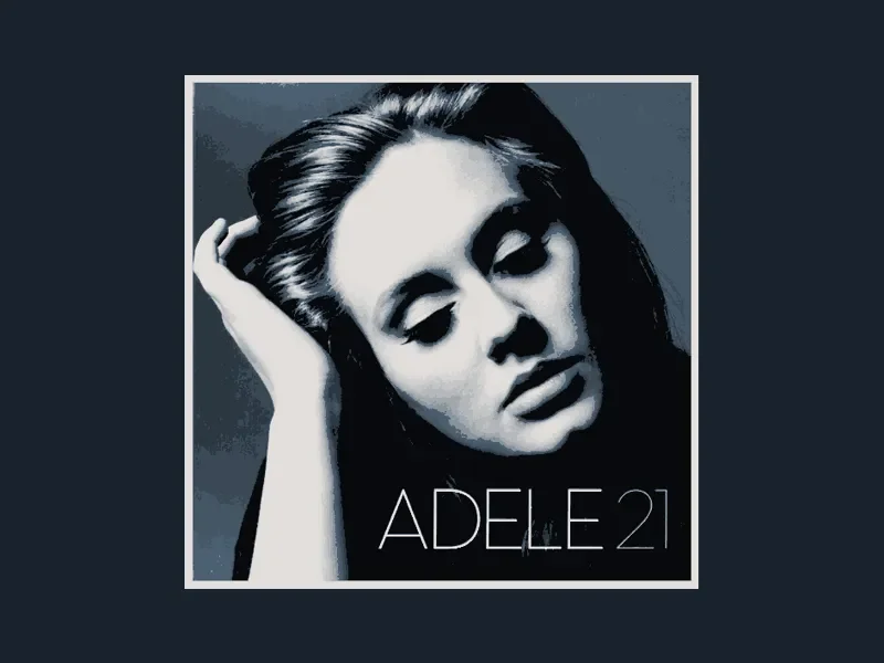 Adele – 21 (Album Art - HueForge) by HugheCraft HueForge model: Adele – 21 (Album Art - HueForge) by HugheCraft