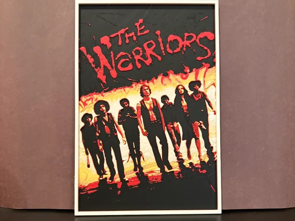 The Warriors Hueforge by Estiv HueForge model: The Warriors Hueforge by Estiv