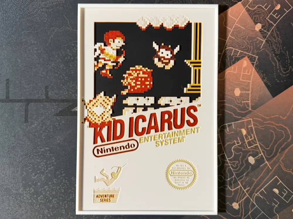 Kid Icarus - HueForge Game by ZorPrime7 HueForge model: Kid Icarus - HueForge Game by ZorPrime7