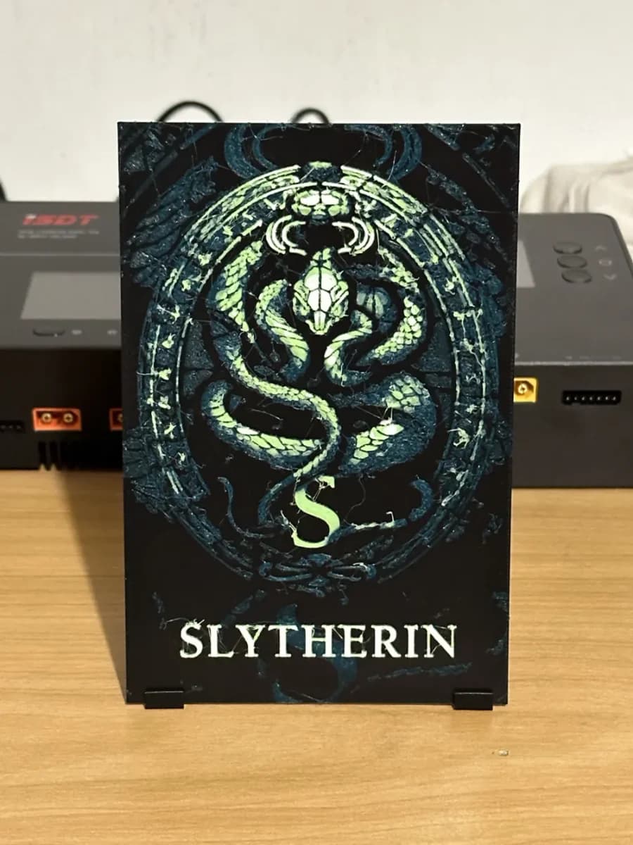 Slytherin Harry Potter HueForge by enricoRE HueForge model: Slytherin Harry Potter HueForge by enricoRE