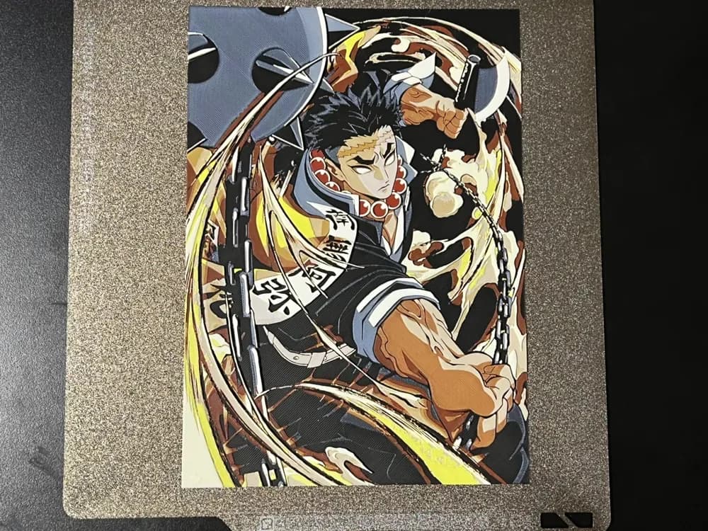 HueForge model: DemonSlayer Stone Hashira Gyomei Himejima Hueforge by FantasyZ