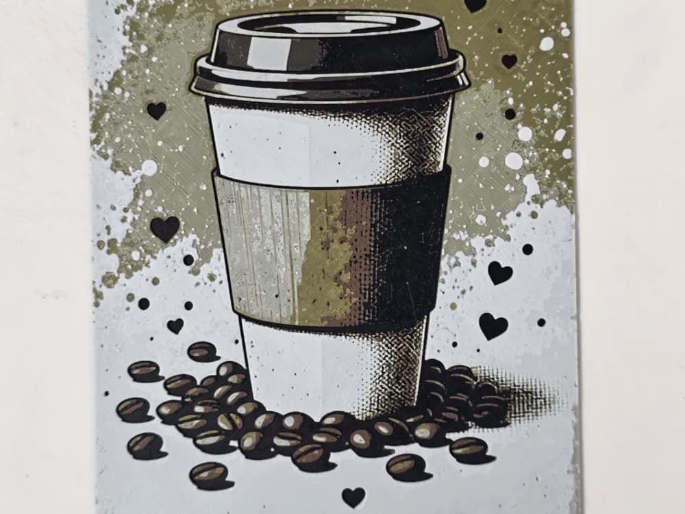 Coffee Hueforge by Morganja HueForge model: Coffee Hueforge by Morganja