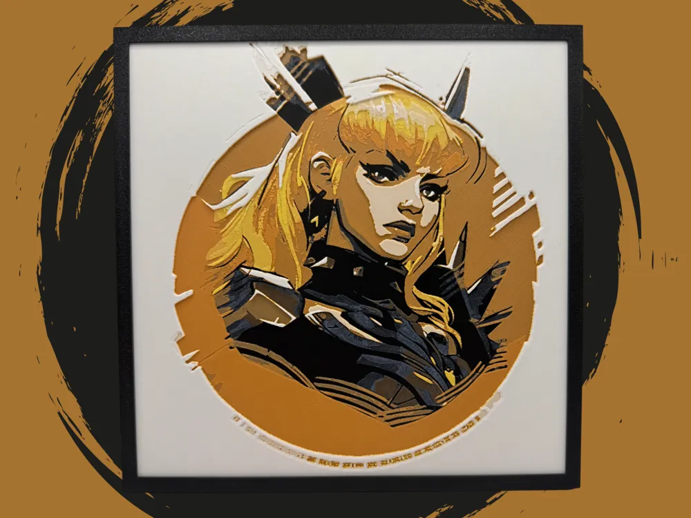 HueForge model: Magik - Marvel Rivals Hueforge by Canadian Gamer