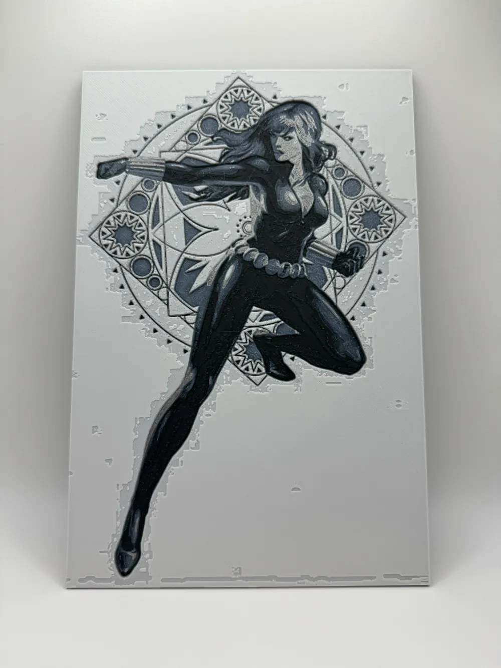 Black Widow - Marvel Hueforge by Canadian Gamer HueForge model: Black Widow - Marvel Hueforge by Canadian Gamer