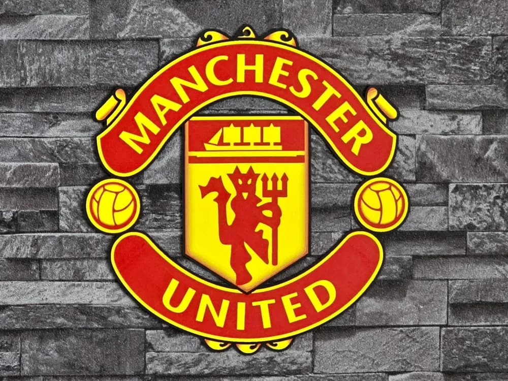 Hueforge Manchester United 4 colors by StefBull85 HueForge model: Hueforge Manchester United 4 colors by StefBull85
