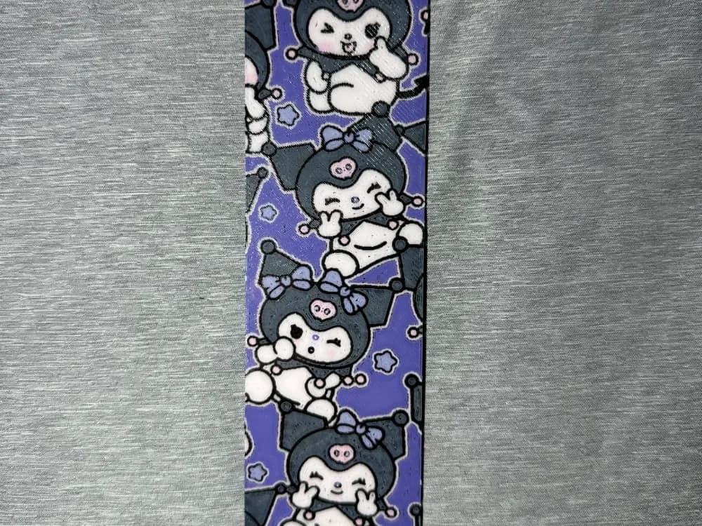 HueForge model: Kuromi Bookmark - Flatforge by Hey Ben