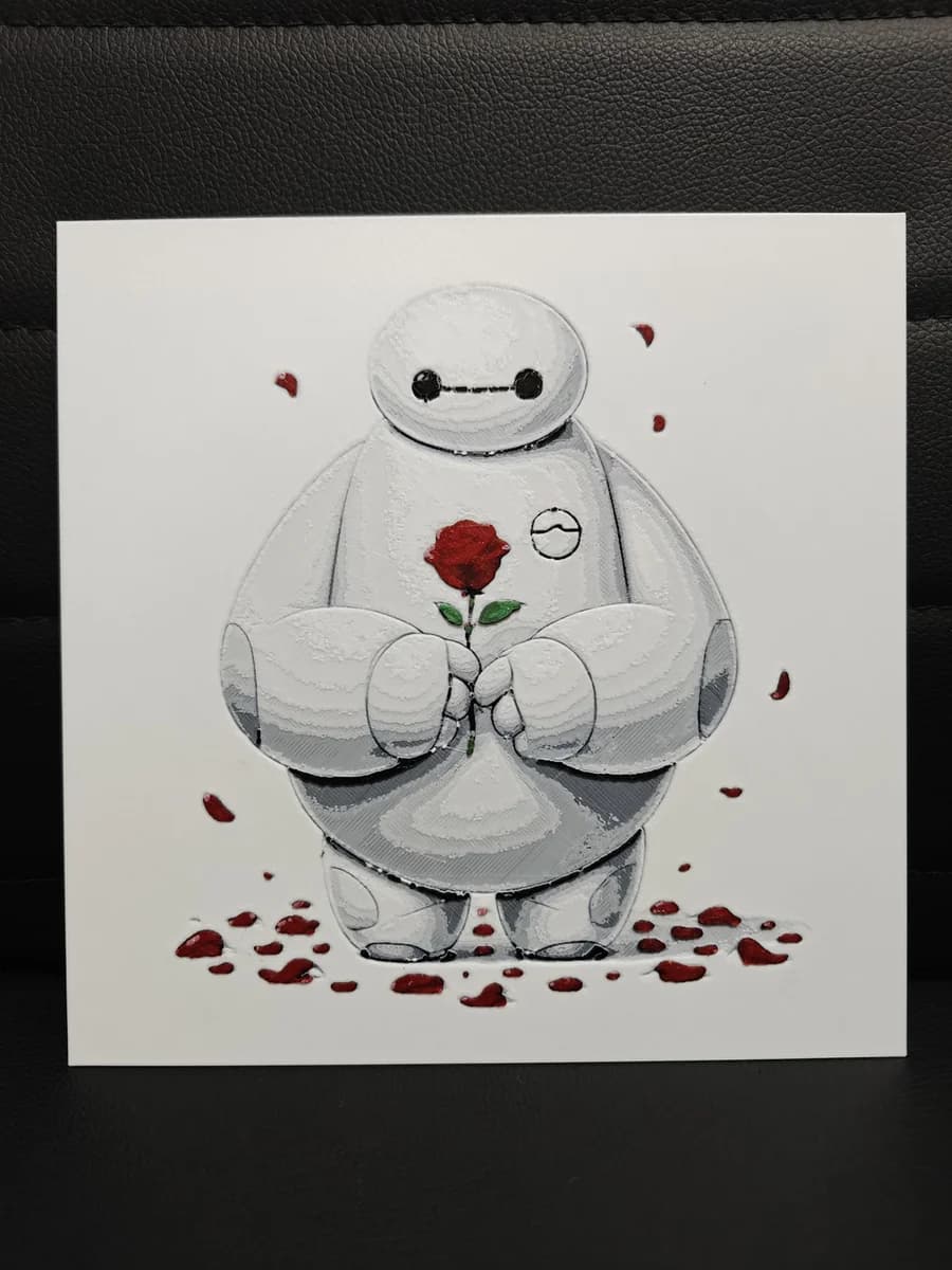 Baymax by TheHueforgeLady HueForge model: Baymax by TheHueforgeLady