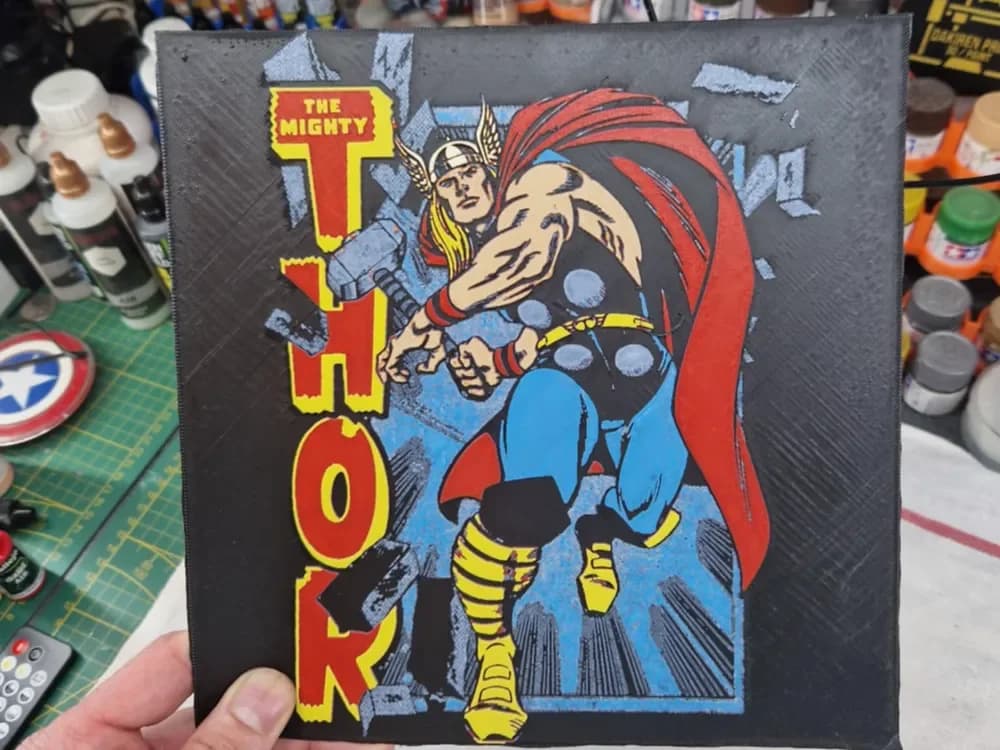 Thor Hueforge - Marvel Comics by Dakiren HueForge model: Thor Hueforge - Marvel Comics by Dakiren