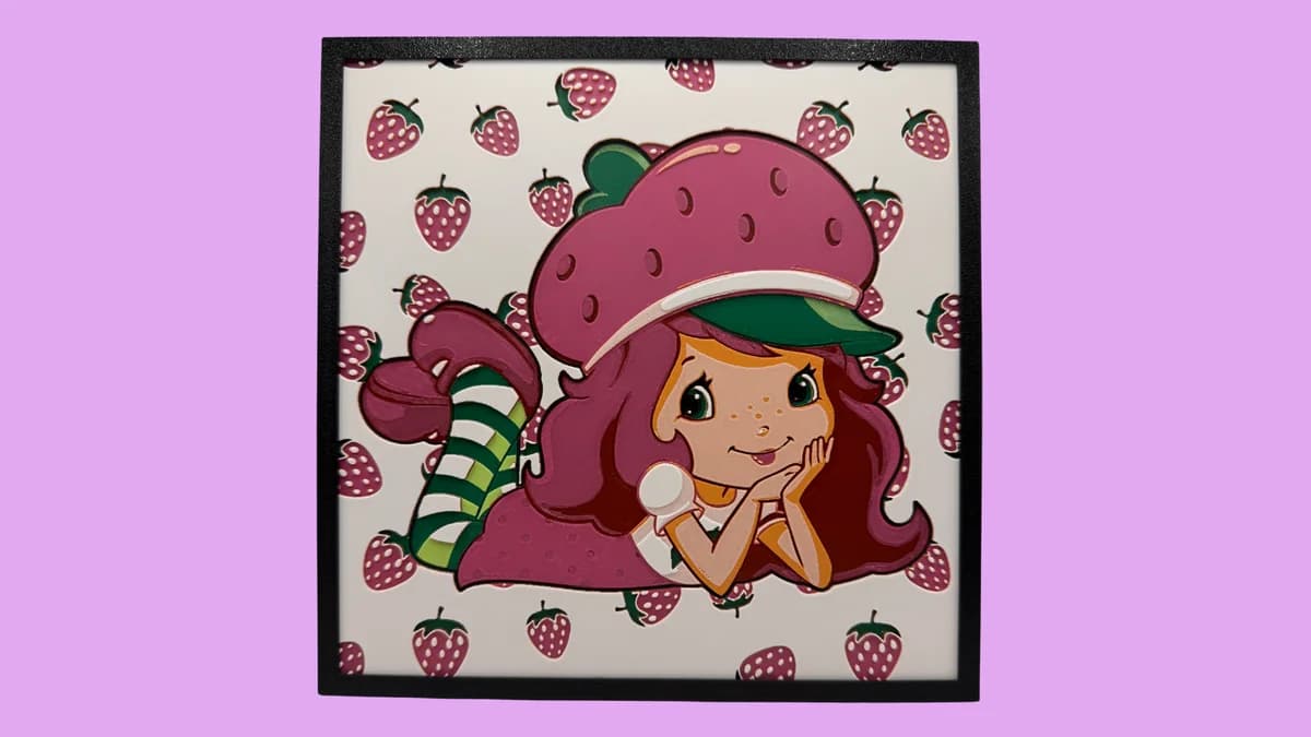 Strawberry Shortcake by Canadian Gamer HueForge model: Strawberry Shortcake by Canadian Gamer