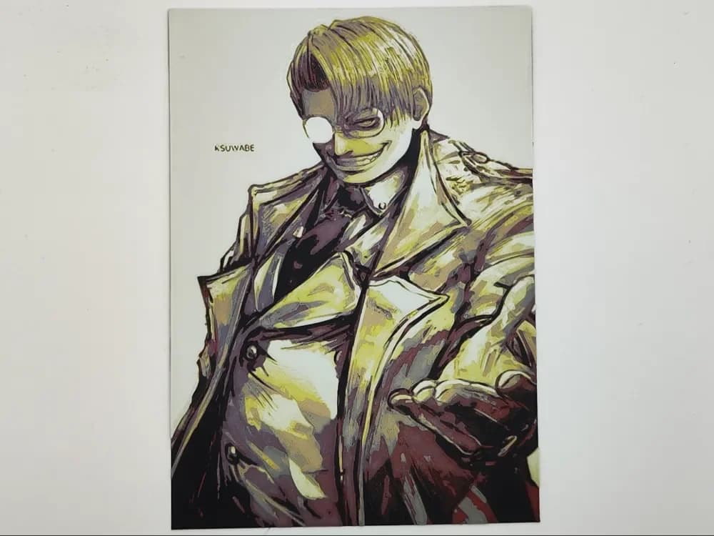 The Major from hellsing - hueforge by Altf4-Formation HueForge model: The Major from hellsing - hueforge by Altf4-Formation