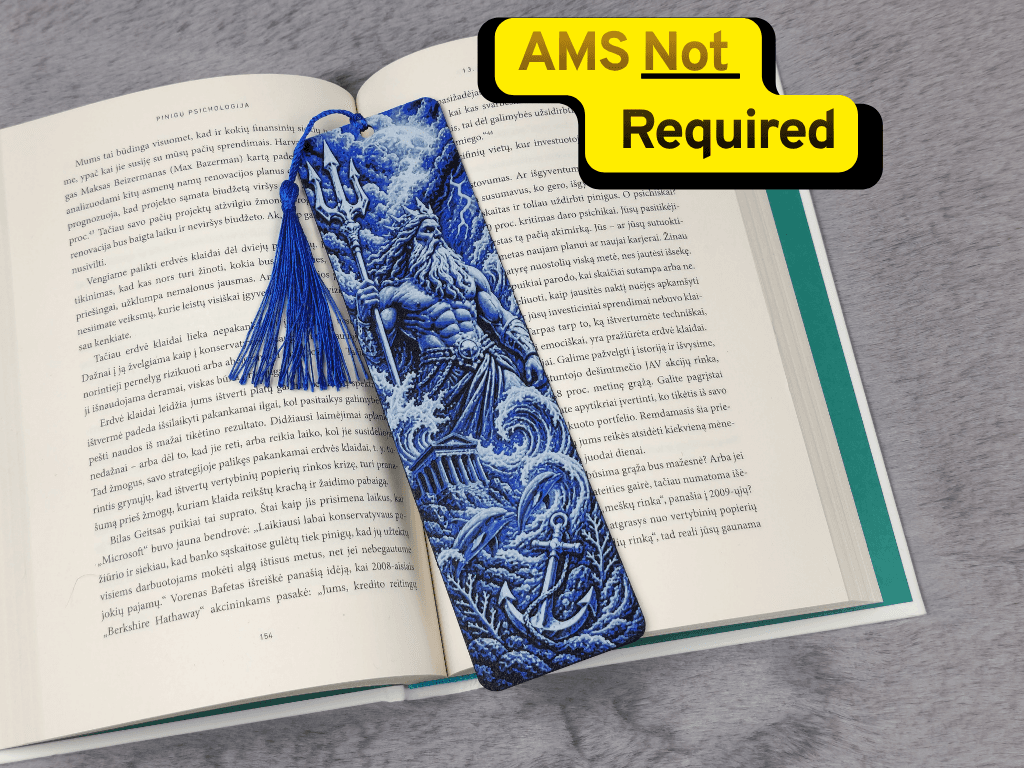 Poseidon God of the Sea HueForge Bookmark Poseidon God of the Sea HueForge Bookmark