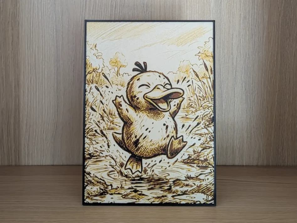 Psyduck Hueforge & Frame Psyduck Hueforge & Frame