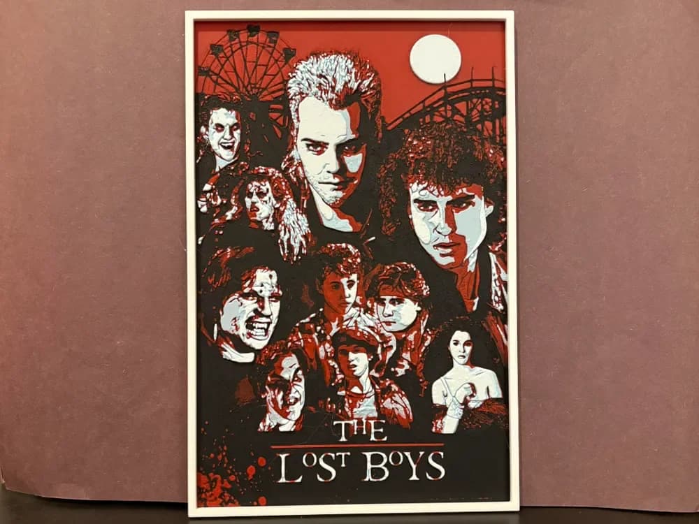 The Lost Boys Hueforge by Estiv HueForge model: The Lost Boys Hueforge by Estiv