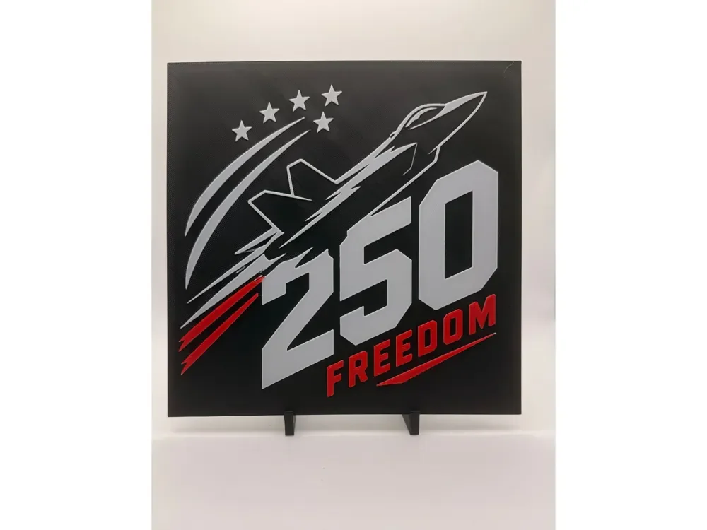 Freedom 250 Fighter Jet HueForge Freedom 250 Fighter Jet HueForge