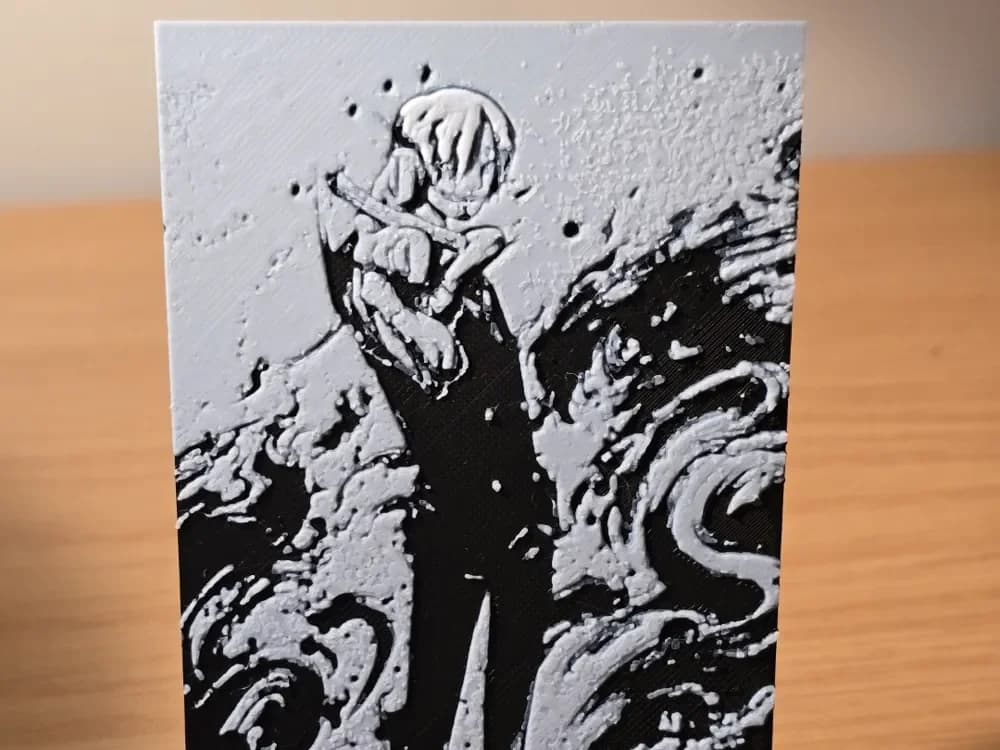 Hueforge - One PIece - Sanji 2 by FxD | Function-X-Design HueForge model: Hueforge - One PIece - Sanji 2 by FxD | Function-X-Design