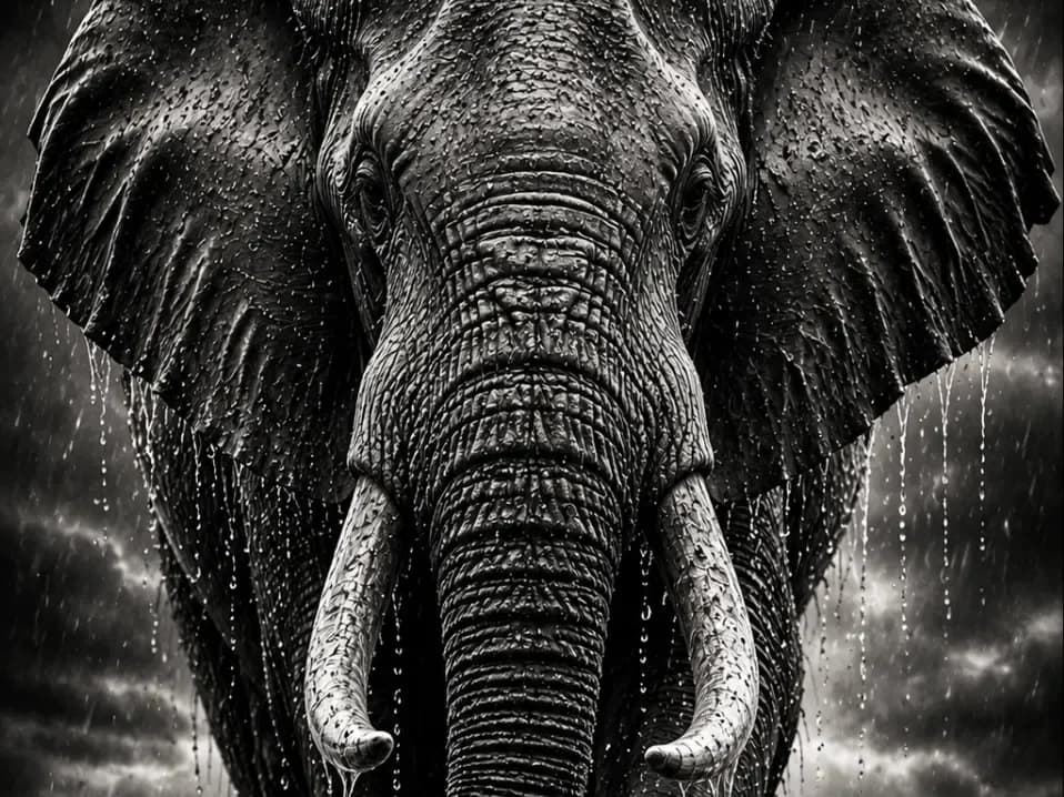 portrait Elephant EASY PRINT by Hueforge Maker HueForge model: portrait Elephant EASY PRINT by Hueforge Maker