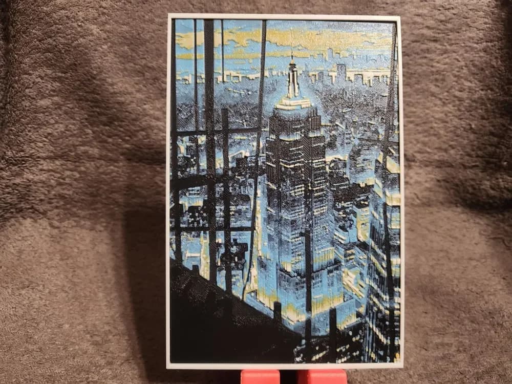 Empire State Building - HueForge by keko HueForge model: Empire State Building - HueForge by keko