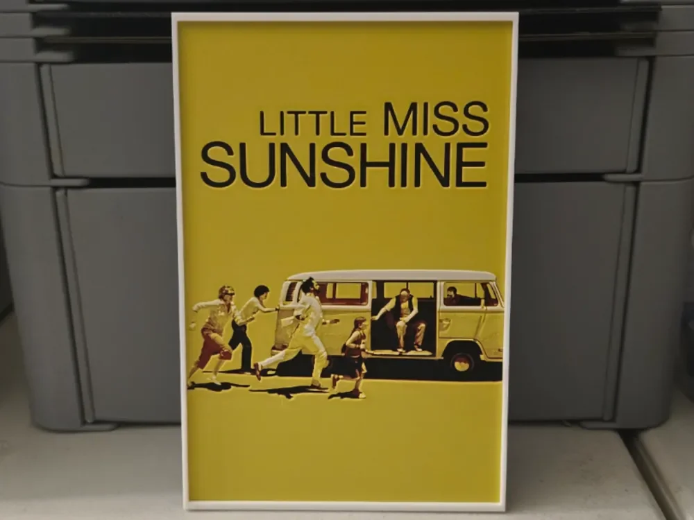 Little Miss Sunshine Movie Poster - Hueforge Art by Lumpy3D HueForge model: Little Miss Sunshine Movie Poster - Hueforge Art by Lumpy3D