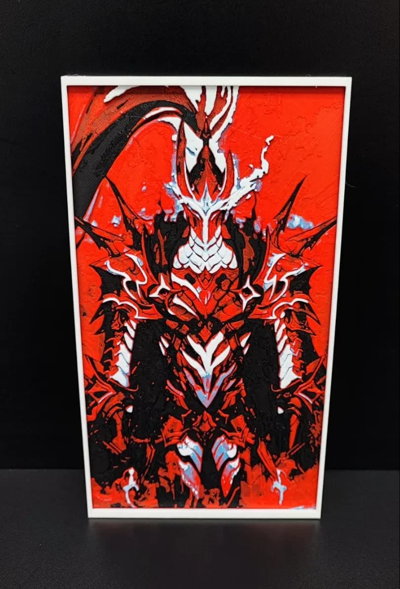 Igris - Solo Leveling by Garuda3D HueForge model: Igris - Solo Leveling by Garuda3D