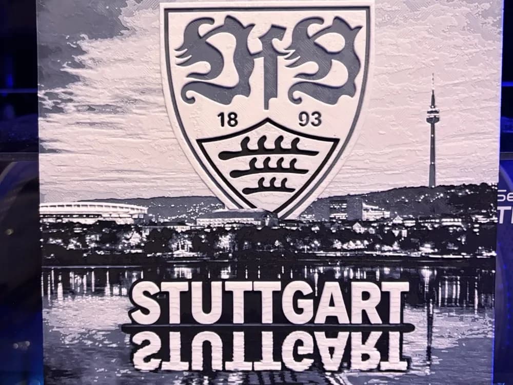 VFB Stuttgart Skyline - Hueforge by Reeftank&more HueForge model: VFB Stuttgart Skyline - Hueforge by Reeftank&more