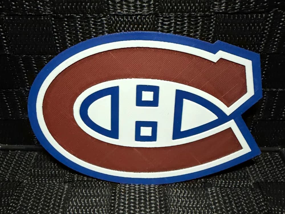 Monreal Canadiens Logo - Hueforge by JoDau HueForge model: Monreal Canadiens Logo - Hueforge by JoDau