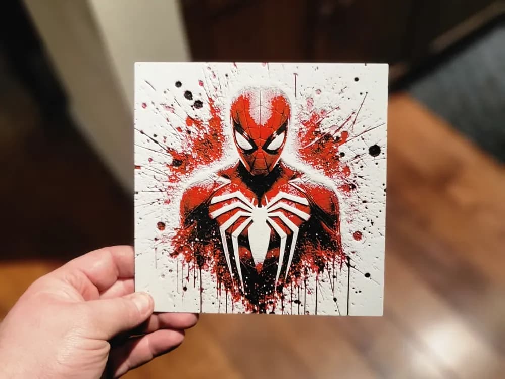 Graffiti Spiderman Hueforge by 3Ree Printing HueForge model: Graffiti Spiderman Hueforge by 3Ree Printing