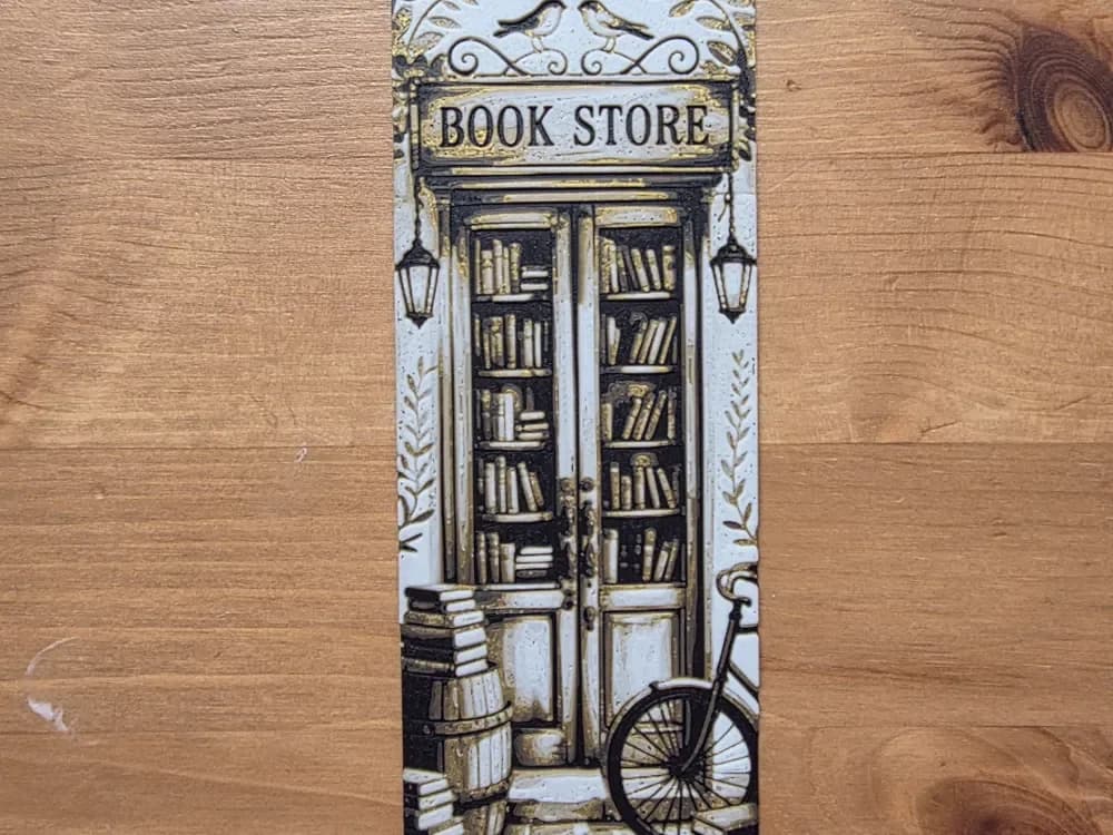 Book Store Bookmark by Morganja HueForge model: Book Store Bookmark by Morganja