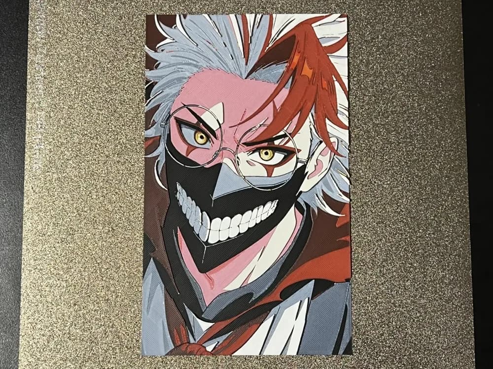 HueForge model: Ken Takakura DanDaDan Hueforge by FantasyZ