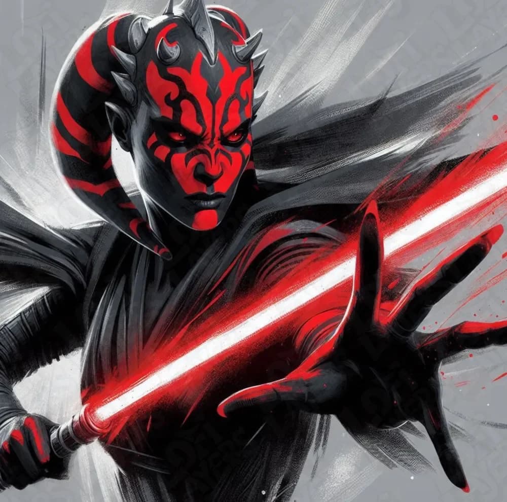 Darth Talon Hueforge by LoFi Layers HueForge model: Darth Talon Hueforge by LoFi Layers