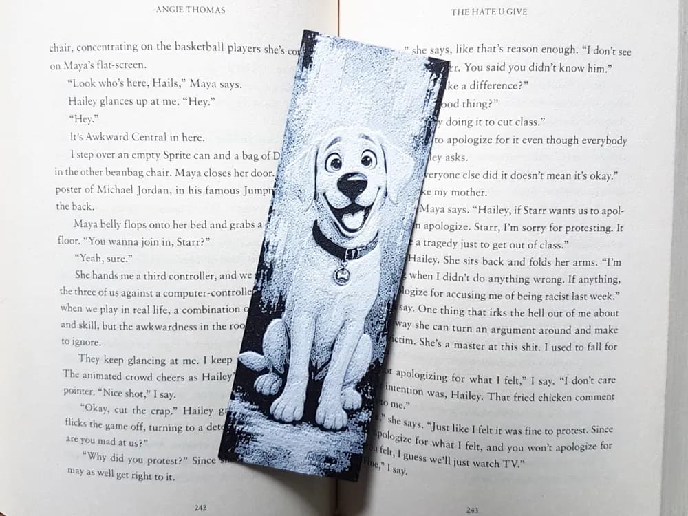 Bookmark, Cute Puppy, Yellow Labrador Retriever Bookmark, Cute Puppy, Yellow Labrador Retriever