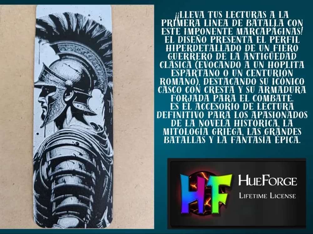 Spartan Warrior Bookmark Spartan Warrior Bookmark