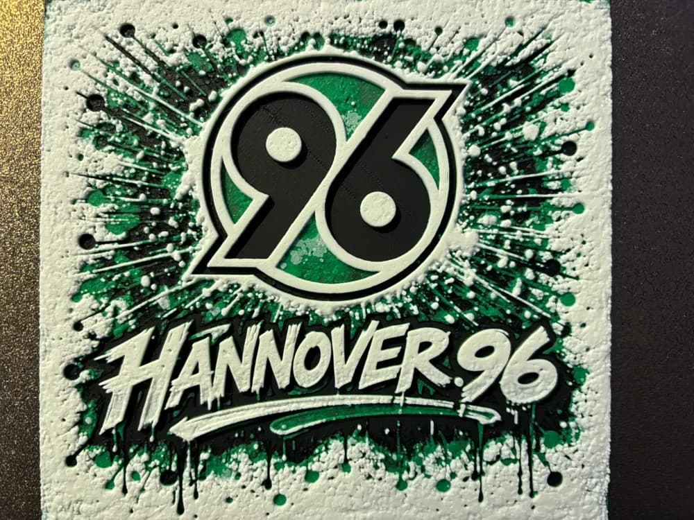Hannover 96 Graffiti Hueforge by Reeftank&more HueForge model: Hannover 96 Graffiti Hueforge by Reeftank&more