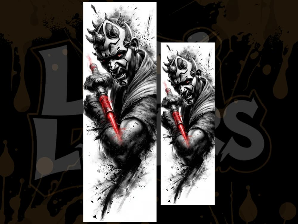 Darth Maul Hueforge Bookmark by LoFi Layers HueForge model: Darth Maul Hueforge Bookmark by LoFi Layers