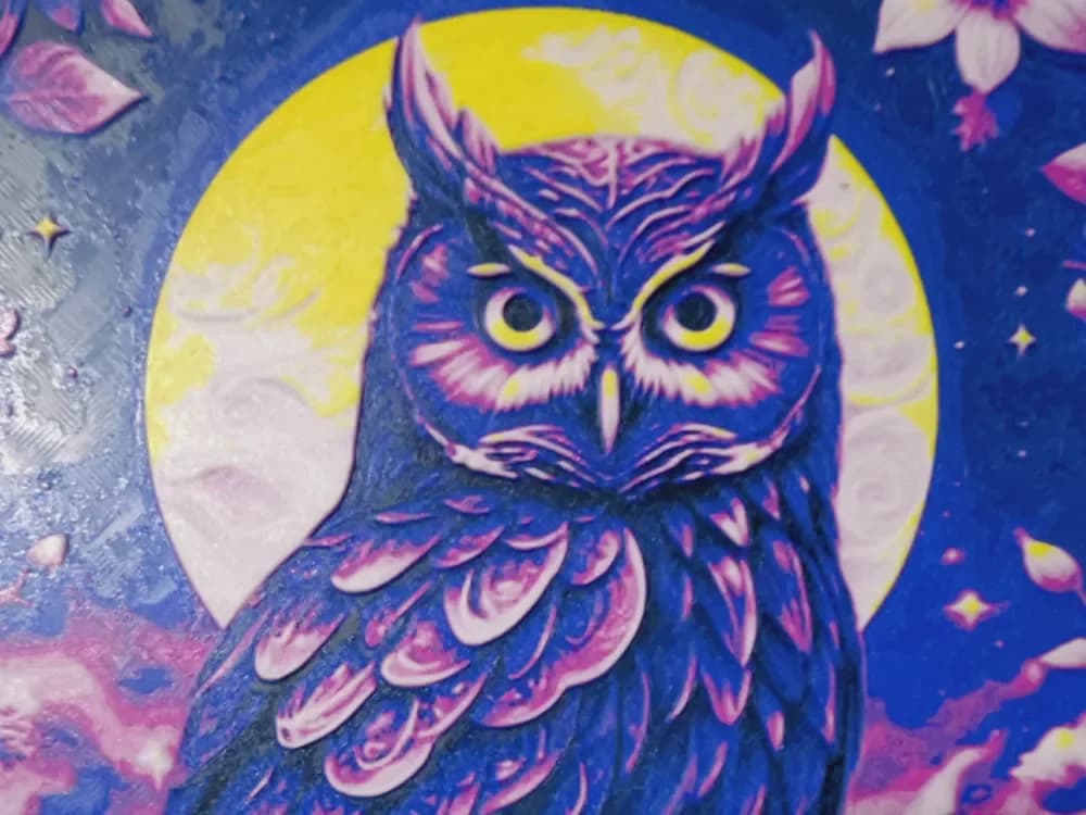 HueForge model: Owl III by Asgar3D