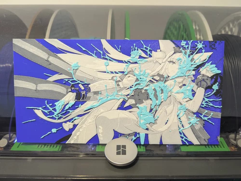 Last Rite Hueforge - Arknight Endfield by Razel HueForge model: Last Rite Hueforge - Arknight Endfield by Razel