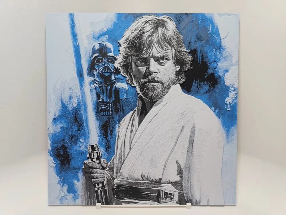 Luke Skywalker - Hueforge by BeaN HueForge model: Luke Skywalker - Hueforge by BeaN