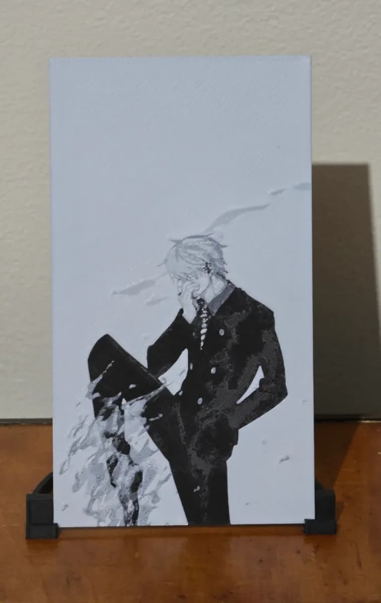 Hueforge - Sanji 1 by FxD | Function-X-Design HueForge model: Hueforge - Sanji 1 by FxD | Function-X-Design