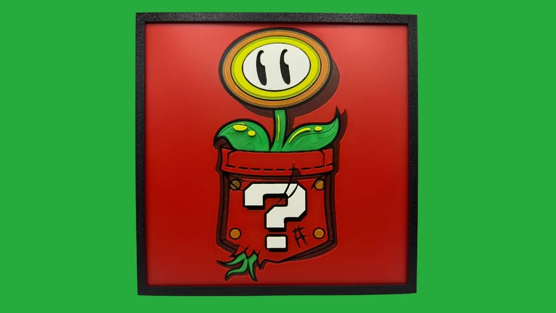 Pocket Power Up - Fire Flower - Super Mario Hueforge Pocket Power Up - Fire Flower - Super Mario Hueforge