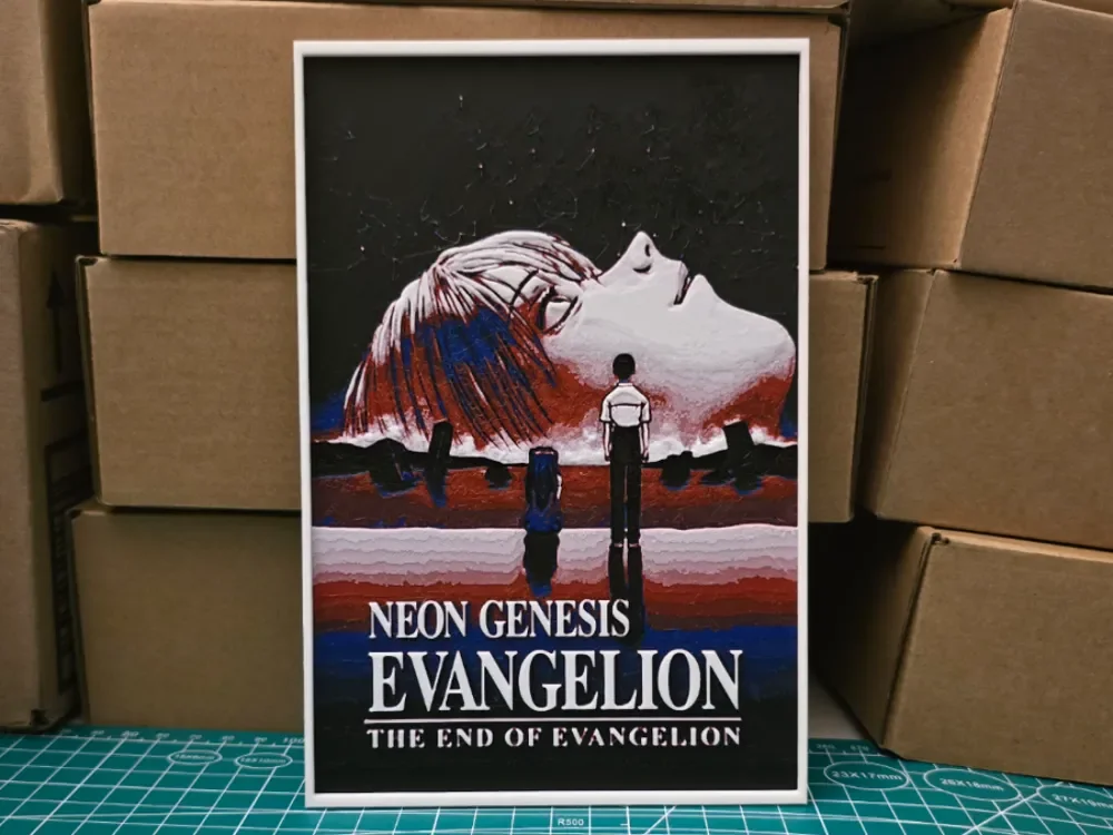 HueForge model: Neon Genesis Evangelion: The End of Evangelion by Lumpy3D