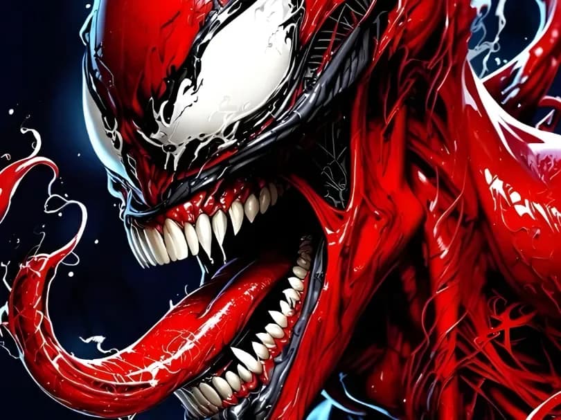 Carnage Unleashed Hueforge by 3D Gallery Realm HueForge model: Carnage Unleashed Hueforge by 3D Gallery Realm