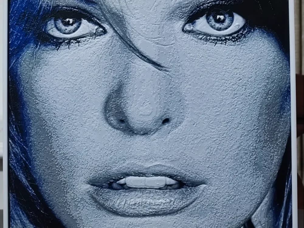 HueForge model: Milla Jovovich HueForge 4 Color by BoDad