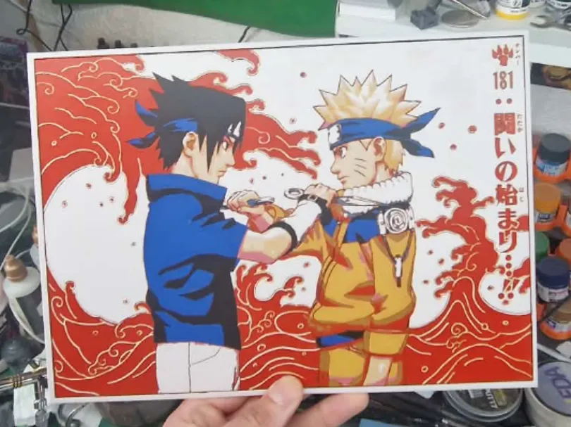 Naruto Hueforge - Sasuke VS Naruto 181 by Dakiren HueForge model: Naruto Hueforge - Sasuke VS Naruto 181 by Dakiren